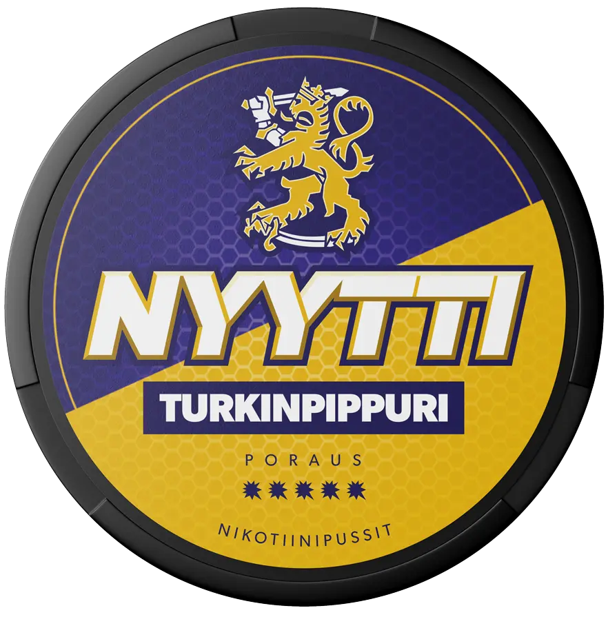 NYYTTI Turkinpippuri Nikotiinipussit